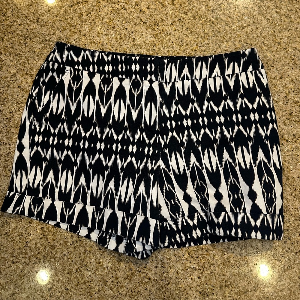 Apt. 9 Monochrome Patterned Chino Shorts